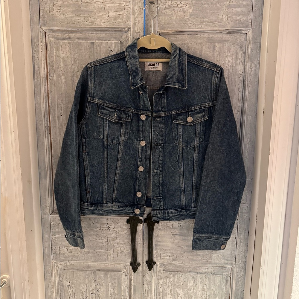 Agolde Classic Indigo Denim Jacket